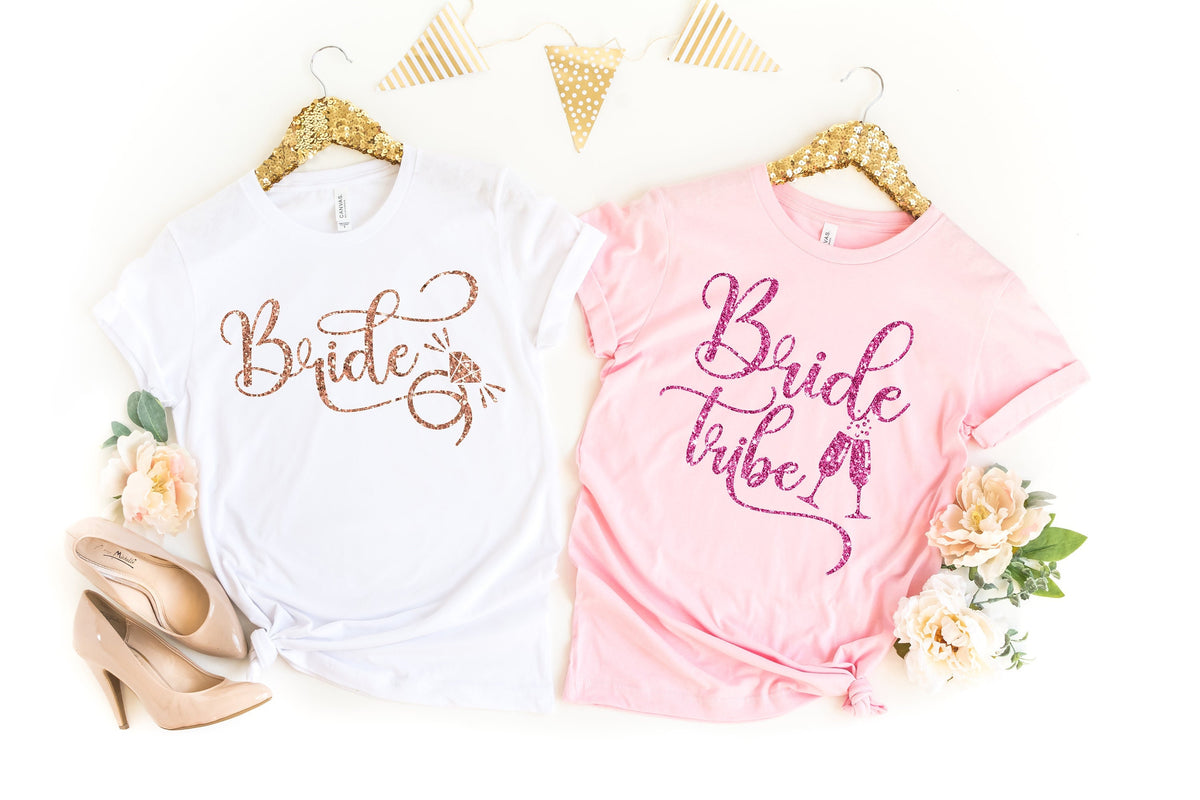 Bride Shirt Bride to Be Engagement Shirt Honeymoon Shirt Bridal Gift Wedding Tee Bridal Shower Gift Bride TshirtBride Tribe Shirt Graphic Tee – Feel-Good Design · Trending Graphic Apparel