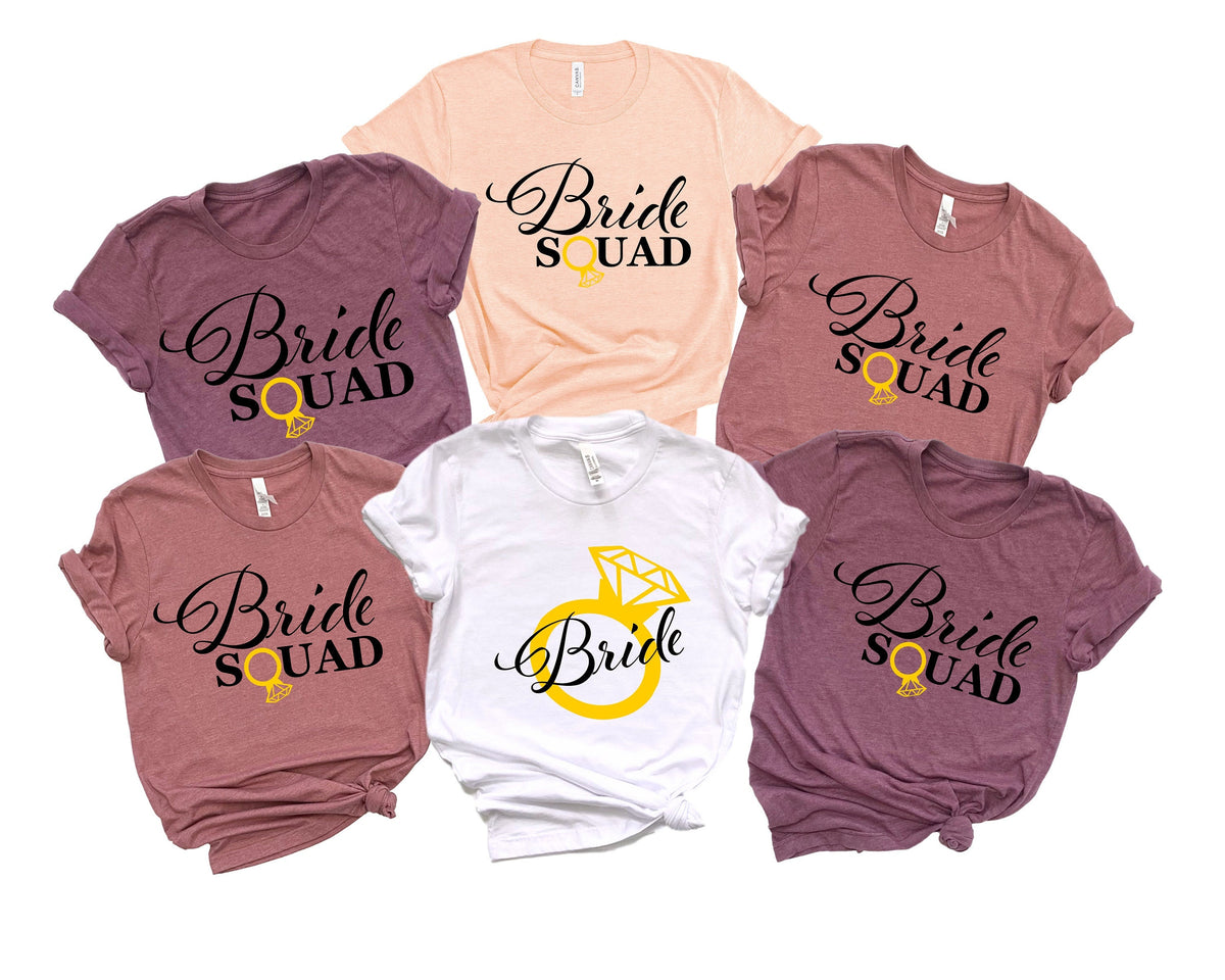 Bride Shirt Bride to Be Engagement Shirt Honeymoon Shirt Bridal Gift Wedding Tee Bridal Shower Gift Bride TshirtBride Squad Shirt Graphic Tee – Premium Graphic · Great Gift For Fans