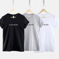 Matching Couples Personalised Roman Numeral TShirt Minimal Unisex Anniversary Date TShirt Couples Honeymoon Shirts Wedding Date Gift Graphic Tee – Easygoing Wear · Must-Have Style