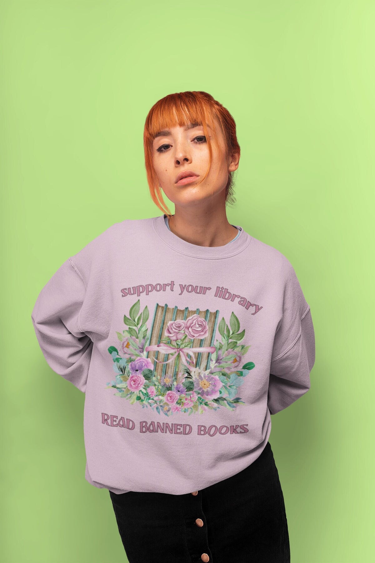 Book Sweatshirt Read Banned Books Support Your Library Shirt for Librarian Sweatshirt for Reader Bookish Sweatshirt Book Lover Gift Sweatshirt – Everyday Comfort · Great Gift For Fans