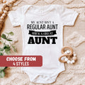 Funny Aunt Gift Niece Gift Nephew Outfit Funny Baby Bodysuit Baby One Piece Great Aunt Baby Bodysuit Aunt Baby Announcement Gift Graphic Tee – Warm & Stylish · Trending Graphic Apparel