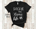 Rockin This Nama Life Grandma Tshirt Special Grandmother Gift Idea for Mother39s Day Birthday Christmas or Pregnancy Reveal Announcement Graphic Tee – Premium Graphic · Trending Graphic Apparel