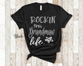 Rockin This Grandmaw Life Grandma Tshirt Special Grandmother Gift Idea for Mother39s Day Birthday Christmas or Pregnancy Announcement Graphic Tee – Bold Style · Great Gift For Fans