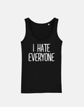 I Hate Everyone Tank Top Womens Goth Vest Goth Fashion Slogan Tank Summer Goth Shirt Gothic Tank Top Tank Top – Soft Feel · High-Quality Print