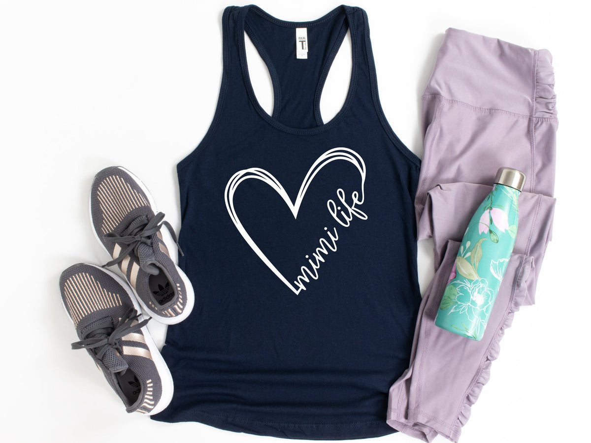 Mimi Life Tank Top Grandma Shirt Tank For Woman Mimi Racerback Mother39s Day Gift Mimi Summer Shirt Mother39s Day Shirt Gift For Mimi Tank Top – Fan Favorite · High-Quality Print