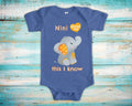 Nini Loves Me Cute Grandma Name Elephant Baby Bodysuit Unique Grandmother Gift for Granddaughter or Grandson or Pregnancy Announcement Graphic Tee – Fan Favorite · Great Gift For Fans