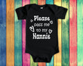 Pass Me To Nannie Cute Grandma Baby Bodysuit Tshirt or Toddler Shirt Special Grandmother Gift or Pregnancy Announcement Graphic Tee – Aesthetic Look · Must-Have Style