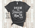 Rockin This Life Schnauzer Mom Tshirt Schnauzer Dog Owner Gifts Funny Schnauzer Shirt Gifts for Schnauzer Pet Parent Graphic Tee – Fan Favorite · Must-Have Style