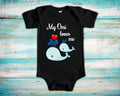 Omi Loves Me Cute Grandma Name Whale Baby Bodysuit Unique Grandmother Gift for Granddaughter or Grandson or Pregnancy Announcement Graphic Tee – Bold Style · Perfect For Daily Wear