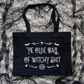 Goth Shopping Bag Goth Tote Bag Large Black Witch Tote Bag Ye Olde Bag Of Witchy Stuff Witch Canvas Bag Witchcraft Bag Tote Bag – Feel-Good Design · High-Quality Print