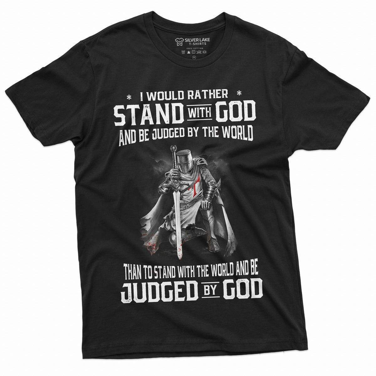 Men39s God Jesus T shirt Stand by God Tee Shirt Birthday Gifts Jesus Christmas religion inspirational saying Tee Graphic Tee – Everyday Comfort · Great Gift For Fans