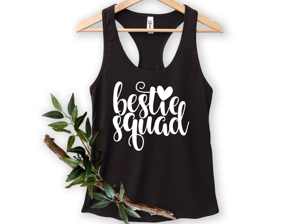 Bestie Squad Tank Best Friend Gift Best Friends Tank Best Friends Forever Friendship Tank Bff Tanks Tank Top – Bold Style · Trending Graphic Apparel