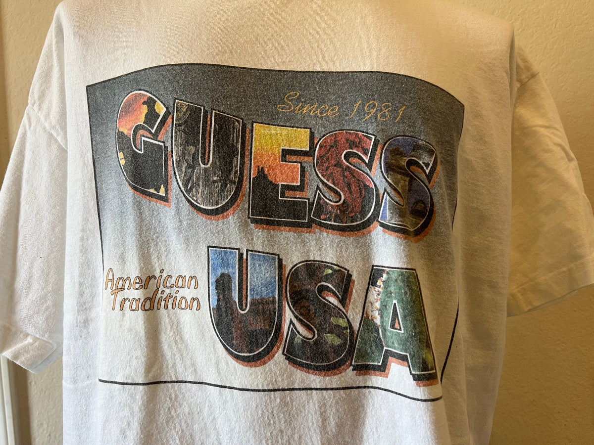 Vintage 9039s Guess USA T Shirt XL Graphic Tee – Cozy Vibes · Trending Graphic Apparel