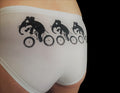Elephants on bike woman pantie Graphic Tee – Everyday Comfort · Great Gift For Fans