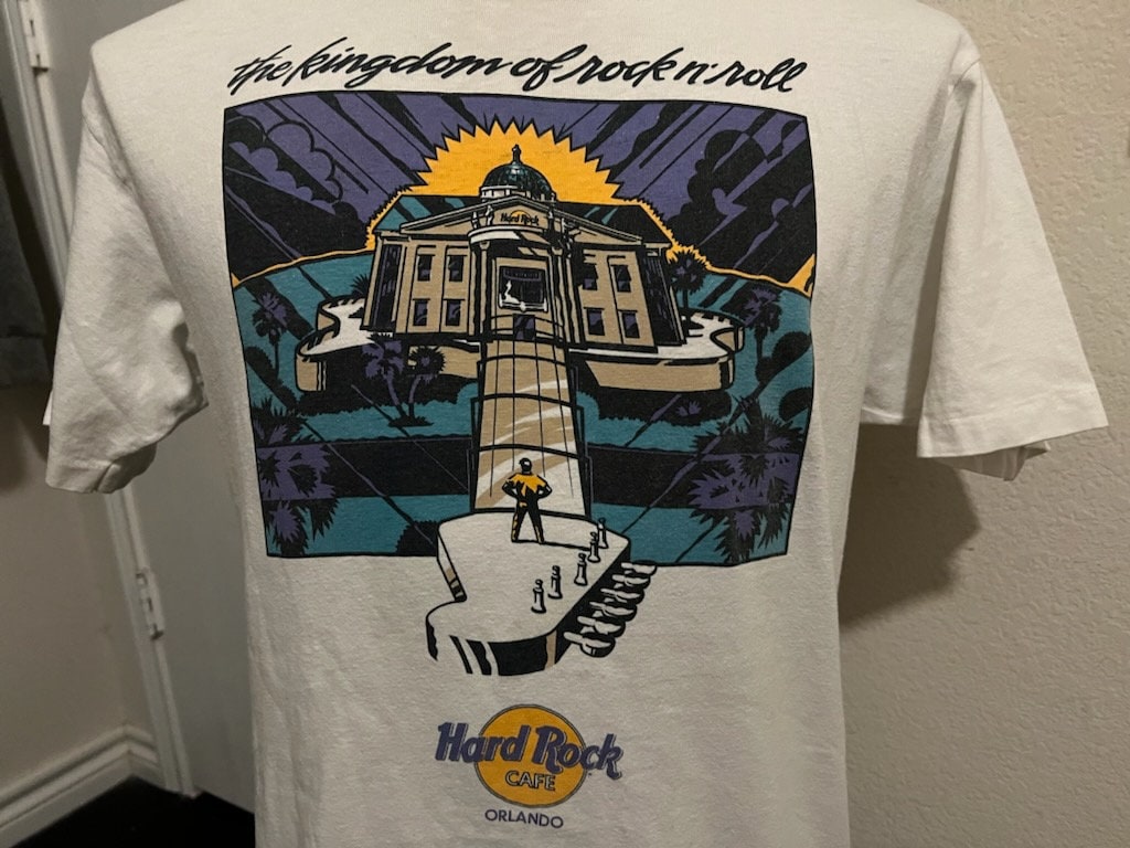 Vintage 8039s Hard Rock Cafe Orlando Save The Planet T Shirt M Graphic Tee – Soft Feel · Great Gift For Fans