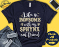 Sphynx Cat Shirt Sphynx Cat Gift Sphynx Cat Lover New Pet Parent New Cat Parent Cat Mom Dad Pawsome Tank Hoodie A0554 Hoodie – Bold Style · Must-Have Style