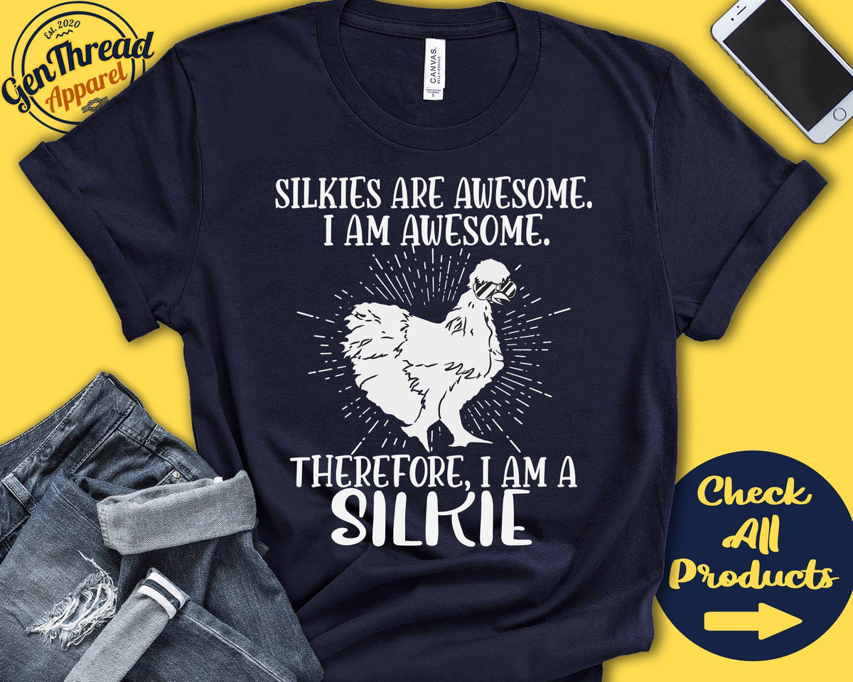 Silkie Chicken Shirt Silkie Lover Gift Zoo Zoologist Ornithology Ornithologist Funny Cool Awesome Animal Tank Hoodie A3067 Hoodie – Bold Style · Must-Have Style