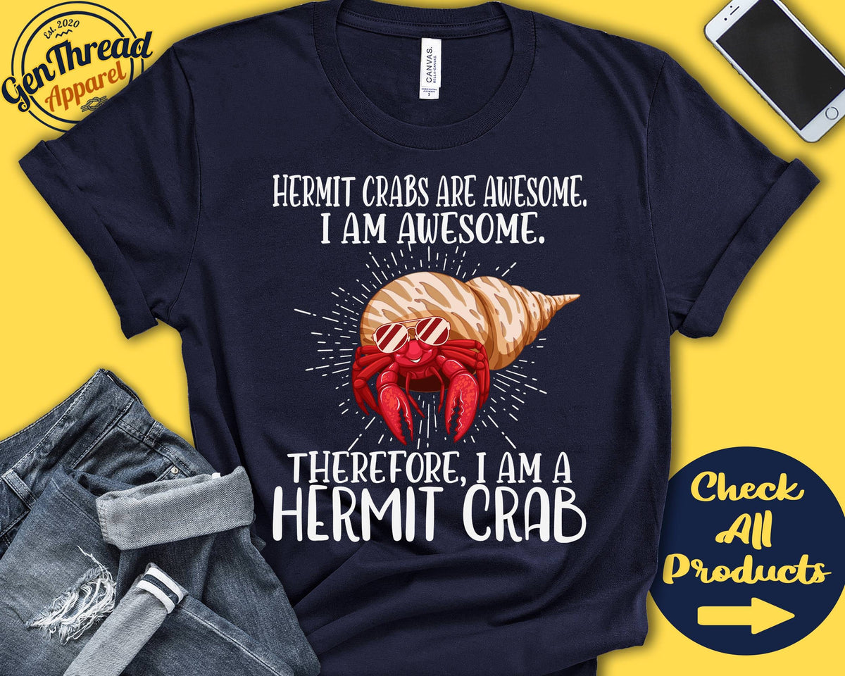 Hermit Crab Shirt Hermit Crab Lover Gift Zoo Zoologist Carcinology Carcinologist Funny Cool Awesome Animal Tank Hoodie A3076 Hoodie – Premium Graphic · High-Quality Print