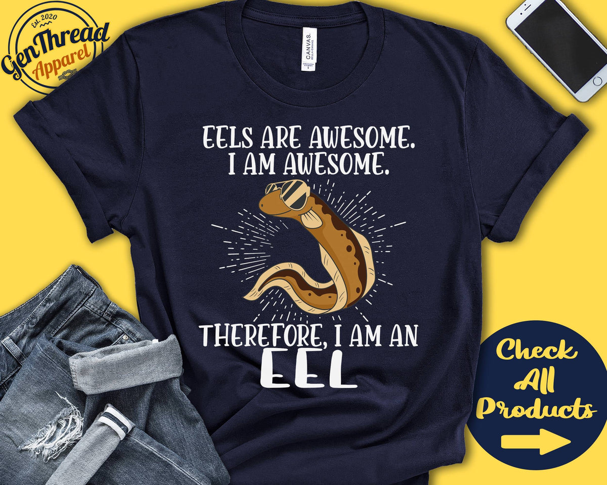 Eel Shirt Eel Lover Gift Zoo Zoologist Ichthyology Ichthyologist Funny Cool Awesome Animal Tank Hoodie A3099 Hoodie – Soft Feel · Perfect For Daily Wear