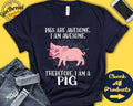 Pig Shirt Pig Lover Gift Zoo Zoologist Zoology Mammalogist Funny Cool Awesome Animal Tank Hoodie A3165 Hoodie – Easygoing Wear · Great Gift For Fans