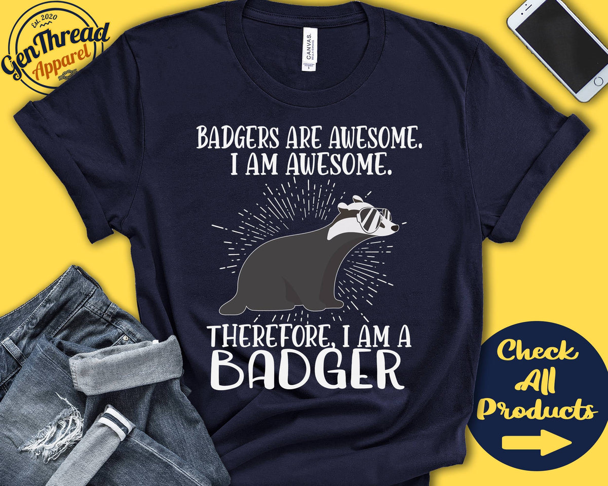 Badger Shirt Badger Lover Gift Zoo Zoologist Mammalogy Mammalogist Funny Cool Awesome Animal Tank Hoodie A3194 Hoodie – Aesthetic Look · Must-Have Style