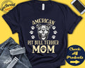 American Pit Bull Terrier Mom Pit Bull Terrier Shirt Gift Mama New Dog Parent Dog Owner Lover Breed Tee Tank Hoodie A3293 Hoodie – Bold Style · Great Gift For Fans