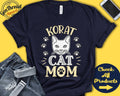 Korat Cat Mom Korat Cat Shirt Gift Mama Lover New Cat Parent Owner Pet Name Breed Tee Tank Hoodie A3539 Hoodie – Fan Favorite · Perfect For Daily Wear