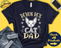 Devon Rex Cat Dad Devon Rex Cat Shirt Gift Papa Lover New Cat Parent Owner Pet Name Breed Tee Tank Hoodie A3610 Hoodie – Feel-Good Design · Must-Have Style