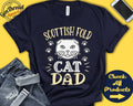 Scottish Fold Cat Dad Scottish Fold Cat Shirt Gift Papa Lover New Cat Parent Owner Pet Name Breed Tee Tank Hoodie A3626 Hoodie – Bold Style · Perfect For Daily Wear