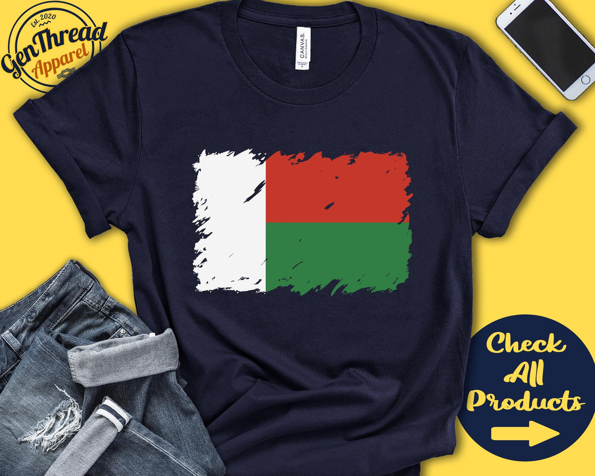 Madagascar Flag Shirt Gift For Madagascan Gift Proud Madagascan Pride Eastern Africa Flag Country Shirt Tank Hoodie F0099 Hoodie – Feel-Good Design · High-Quality Print