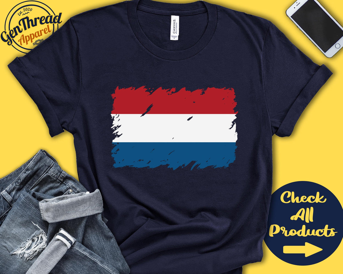 Netherlands Flag Shirt Gift For Dutch Gift Proud Dutch Pride Dutch Root European Union Flag Country Shirt Tank Hoodie F0120 Hoodie – Easygoing Wear · Top Pick For Any Outfit