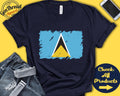 Saint Lucia Flag Shirt For Saint Lucian Gift Proud Saint Lucian Pride Caribbean Flag Country Shirt Tank Hoodie F0144 Hoodie – Soft Feel · Top Pick For Any Outfit