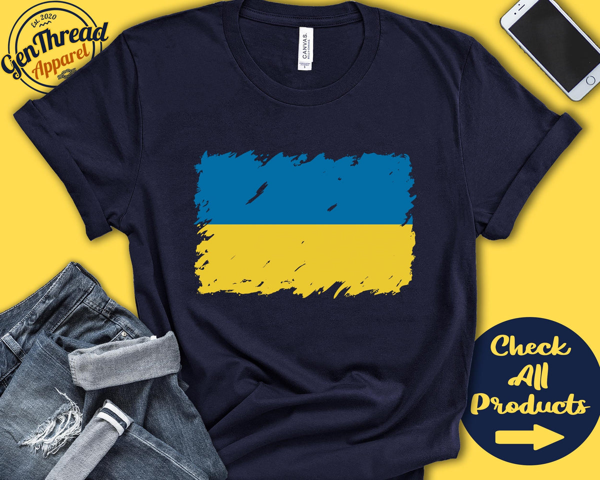 Ukraine Flag Shirt Gift For Ukrainian Gift Proud Ukrainian Pride Ukrainian Root Europe Flag Country Shirt Tank Hoodie F0182 Hoodie – Everyday Comfort · Must-Have Style