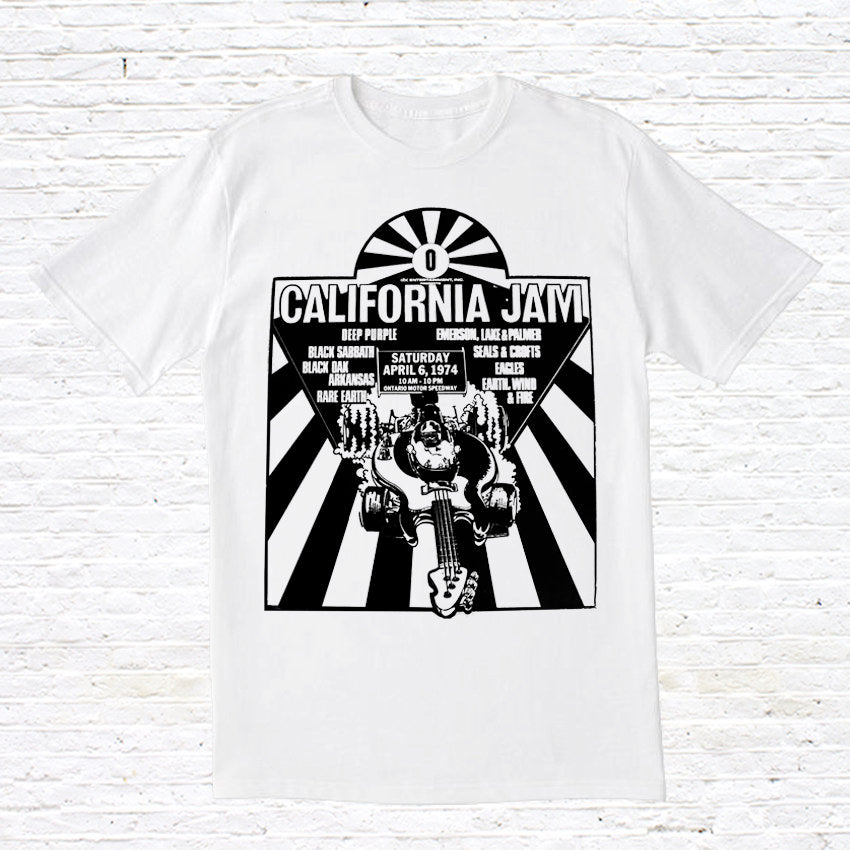 California Jam T Shirt Graphic Tee – Warm & Stylish · High-Quality Print