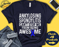 Ankylosing Spondylitis Shirt Ankylosing Spondylitis Awareness Blue Ribbon Fighter Warrior Surgery Cant Stop Tank Hoodie A0931 Hoodie – Bold Style · Must-Have Style
