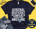 Adrenal Insufficiency Shirt Adrenal Insufficiency Awareness Light Blue Ribbon Fighter Warrior Cant Stop Tank Hoodie A0975 Hoodie – Fan Favorite · Great Gift For Fans