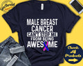 Male Breast Cancer Shirt Male Breast Cancer Awareness Pink and Blue Ribbon Fighter Warrior Surgery Cant Stop Tank Hoodie A1167 Hoodie – Easygoing Wear · Top Pick For Any Outfit