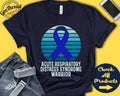 Acute Respiratory Distress Syndrome Shirt ARDS Awareness Blue Ribbon Warrior Fighter Surgery Recovery Tank Hoodie A1225 Hoodie – Soft Feel · Trending Graphic Apparel