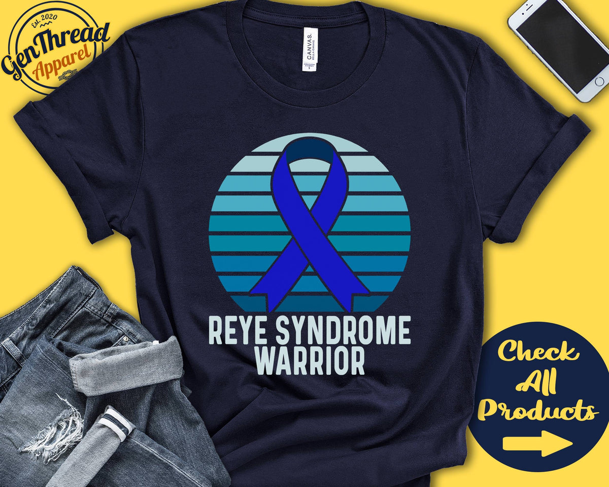 Reye Syndrome Shirt Reye Syndrome Awareness Blue Ribbon Warrior Fighter Surgery Recovery Tank Hoodie A1241 Hoodie – Feel-Good Design · Top Pick For Any Outfit