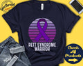 Rett Syndrome Shirt Rett Syndrome Awareness Purple Ribbon Warrior Fighter Surgery Recovery Tank Hoodie A1296 Hoodie – Feel-Good Design · Trending Graphic Apparel