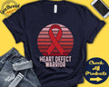 Heart Defects Shirt Heart Defects Awareness Red Ribbon Warrior Fighter Surgery Recovery Tank Hoodie A1327 Hoodie – Feel-Good Design · Great Gift For Fans
