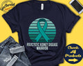Polycystic Kidney Disease Shirt PKD Awareness Teal Ribbon Warrior Fighter Surgery Recovery Tank Hoodie A1367 Hoodie – Bold Style · Trending Graphic Apparel