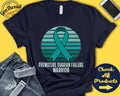 Premature Ovarian Failure Shirt Premature Ovarian Failure Awareness Teal Ribbon Warrior Surgery Recovery Tank Hoodie A1381 Hoodie – Soft Feel · Trending Graphic Apparel