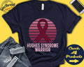 Hughes Syndrome Shirt Hughes Syndrome Awareness Burgundy Ribbon Warrior Fighter Surgery Recovery Tank Hoodie A1390 Hoodie – Everyday Comfort · Must-Have Style