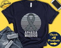 Aphasia Shirt Aphasia Awareness Gray Ribbon Warrior Fighter Surgery Recovery Tank Hoodie A1428 Hoodie – Warm & Stylish · Trending Graphic Apparel