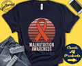 Malnutrition Shirt Malnutrition Awareness Orange Ribbon Warrior Fighter Surgery Recovery Tank Hoodie A1446 Hoodie – Easygoing Wear · Must-Have Style