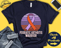 Psoriatic Arthritis Shirt Psoriatic Arthritis Awareness Lavender Orange Ribbon Warrior Surgery Recovery Tank Hoodie A1512 Hoodie – Warm & Stylish · Great Gift For Fans