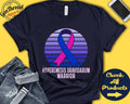 Hyperemesis Gravidarum Shirt HG Awareness Pink Blue Ribbon Warrior Fighter Surgery Recovery Tank Hoodie A1515 Hoodie – Cozy Vibes · Great Gift For Fans