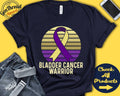 Bladder Cancer Shirt Bladder Cancer Awareness Yellow Purple Ribbon Warrior Fighter Surgery Recovery Tank Hoodie A1546 Hoodie – Premium Graphic · Must-Have Style
