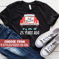 25 Year Wedding Anniversary Shirt 25th Wedding Anniversary Shirt 25 Years of Marriage 25th Anniversary Just Married 25 Years Ago TShirt Graphic Tee – Soft Feel · Must-Have Style